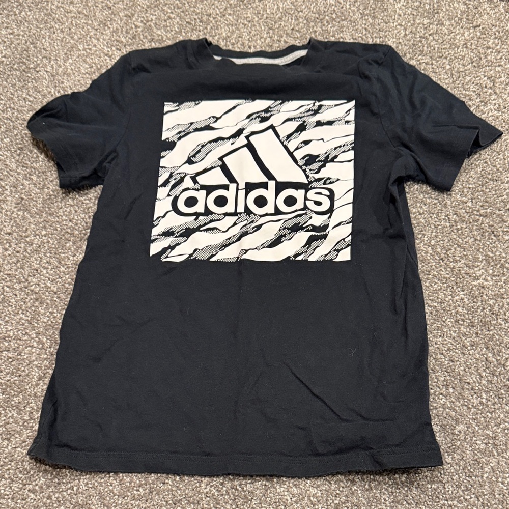 Adidas Black and Gray Go-To Tee
